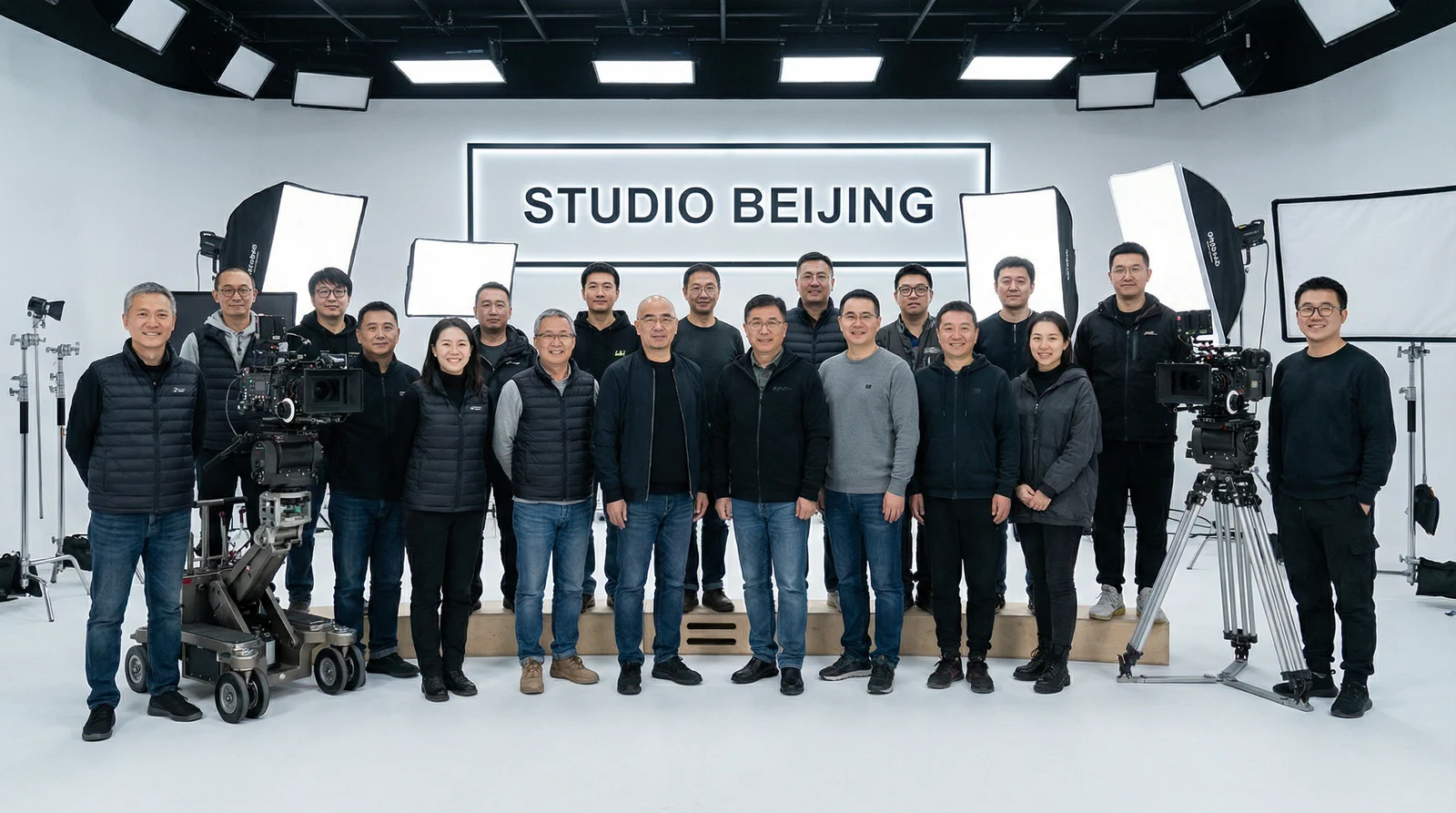 丝瓜视频专业影视制作团队合影